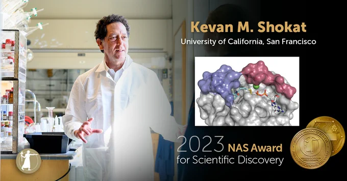 Kevan Shokat of UCSF awarded the 2023 NAS Award for Scientific Discovery