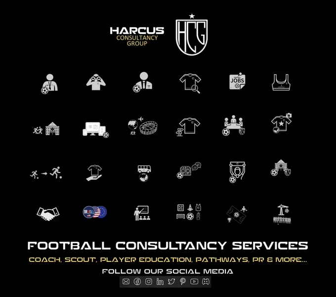 Harcus consultancy group football consultants products and services for football coaches, football scouts, football players, football clubs, football academies and more