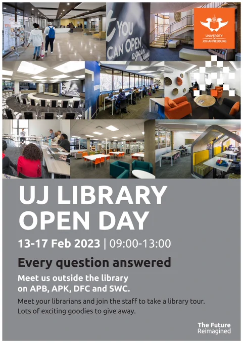 UJ Library Open Day 2023