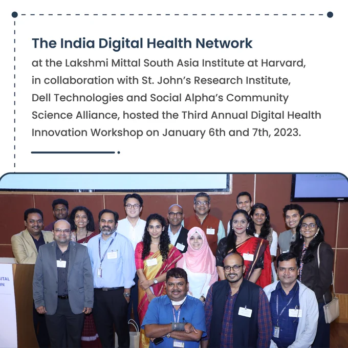 IDHN's 3rd Digital Health workshop at SJRI, Bengaluru