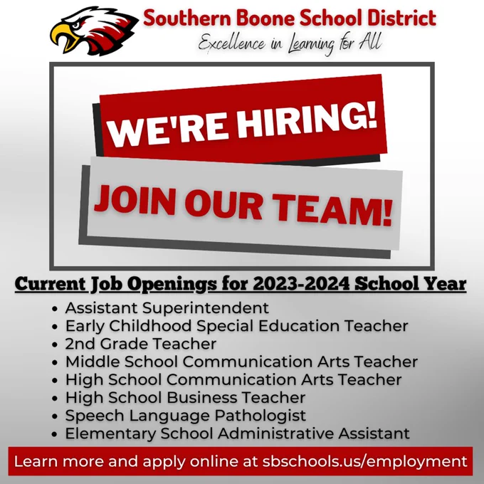 We're Hiring