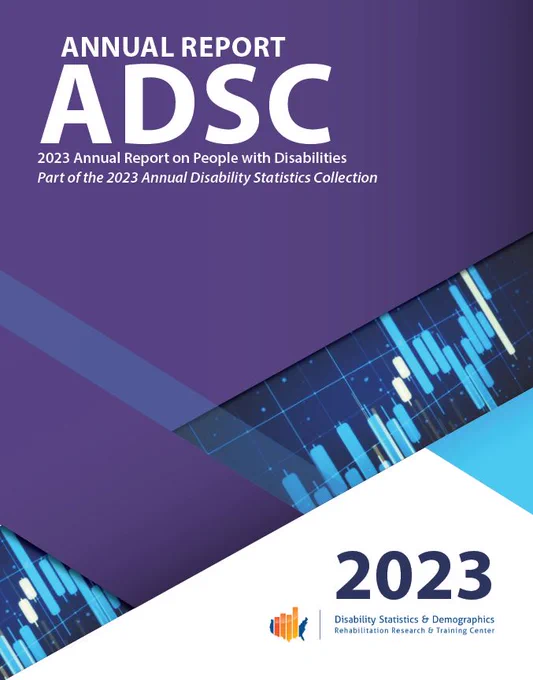 2023 Annual Report on people with disabilities cover.