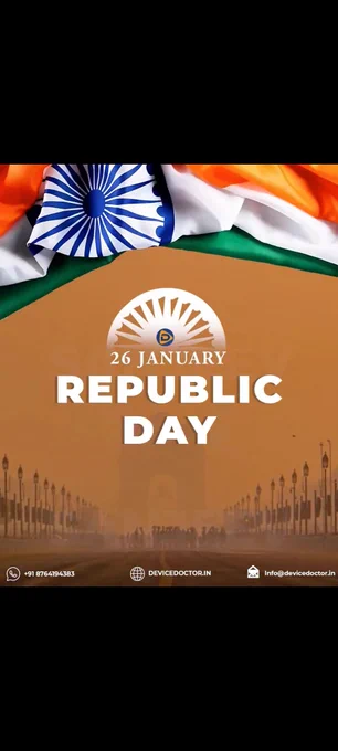 "Honoring our past and celebrating our present, let us come together to build a brighter future for our nation. Happy Republic Day!"
.
.
.
.
#websitedesigners #websitemaker #websitebuilding #26january2023 #26thjanuaryrepublicday🇮🇳 #republicdayindia #republicday #happyrepublicday