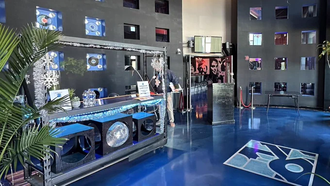 Lobby at WorkPlay in Birmingham.