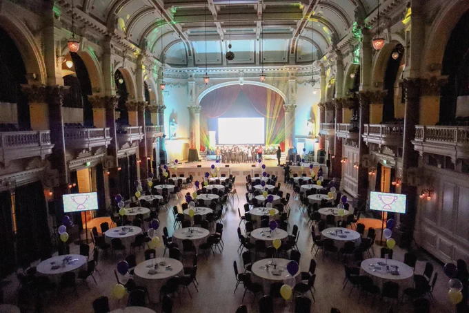 Inside the venue