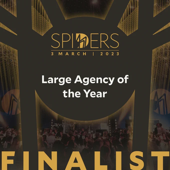 Annertech is a finalist in the Large Agency of the Year category for the 2023 Spiders Awards.
