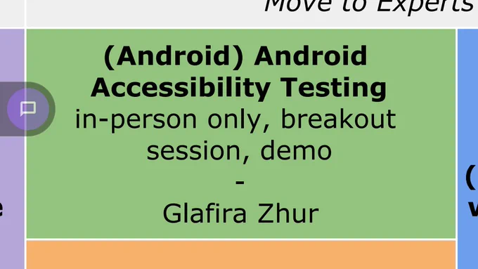 The screenshot of my talk in the conference agenda