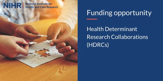 Funding opportunity: Health Determinant Research Collaborations (HDRCs)