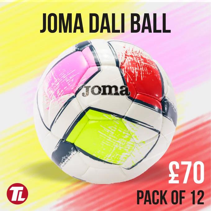 Joma Dali Football. 

Touchline UK 
Liverpool Road
Warrington
WA5 1AE