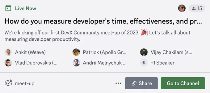 DevX Community meet-up