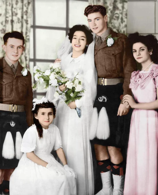 My grandparent's marriage, from 1951
