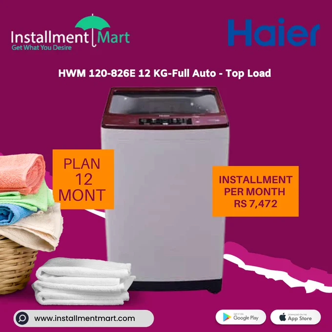 Buy Brand New Haier Full Automatic – Top Load on Easy Installments From Installment Mart 

Download the Installment Mart app, Allow Installment Mart to access your location only while using the app, and contact your nearest vendor for your required product.

#Get #What #You #Desire

Visit our website: https://installmentmart.com

Download the free App: https://play.google.com/store/apps/details?id=com.installmentmart

For Apple users: https://apps.apple.com/pk/app/installment-mart/id1527996594

Contact us: 0321-7171727, 0300-8339996

#Haier #fullautomatic #topload #homeappliancesoninstallment #washingmachine #affordable #monthly #installment #InstallmentMart

