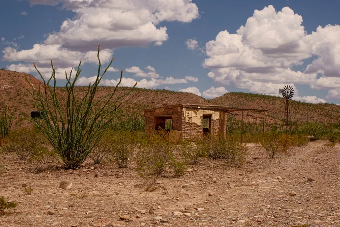 [Alt Text: Adobe ruins on Chispa road, near massacre site.  Taken by Derrick Perrin, June 23, 2009]