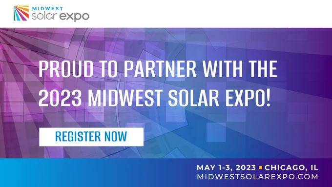 Proud Partner Midwest Solar Expo - Chicago Illinois - Register Today