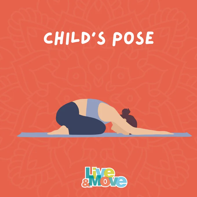 Child's pose.