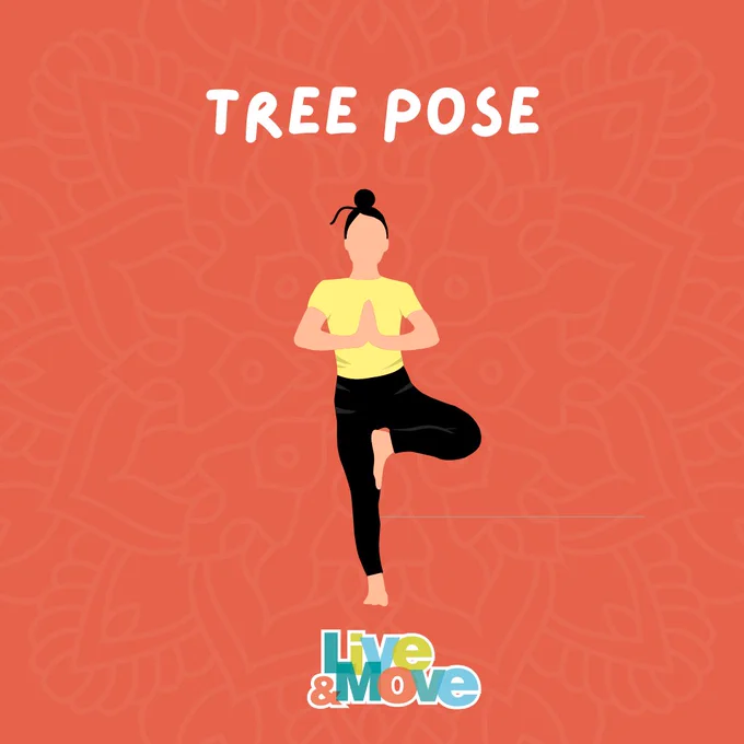 Tree pose.
