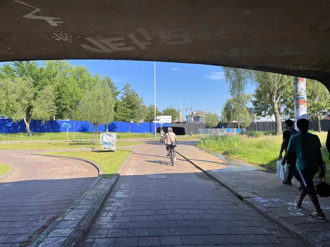 view from a tunnel