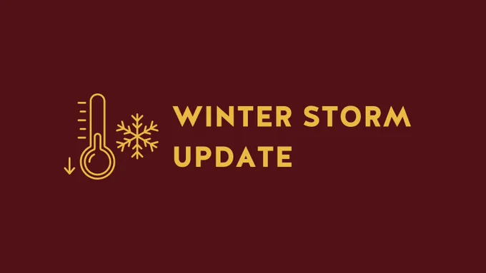 Winter Storm Update graphic