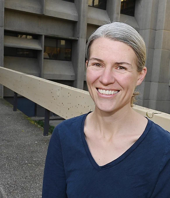 Community ecologist Rachel Vannette, associate professor of entomology, UC Davis, and newly announced Chancellor's Fellow