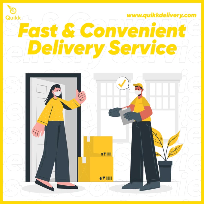 Get your packages delivered faster and safer than ever before with Quikk! Our reliable and efficient courier network covers every corner of the city,

Install the app now.

https://lnkd.in/fEdtpCq...

Follow Us
👉https://lnkd.in/duCg3NkW
👉https://lnkd.in/dvWsERbP
👉https://lnkd.in/dJHP_YKf

#doorstepdelivery #localfood #foodonline #instantfood #orderonline #foodonthego #gooddeals #foodie #essentialdelivery #essentialdelivery #quickdeliveryservice #samedaydelivery #fastdelivery #trust #allessentials #fastest #quickdelivery #nomorewaiting #doorstepdelivery #Noida #ontimedelivery
