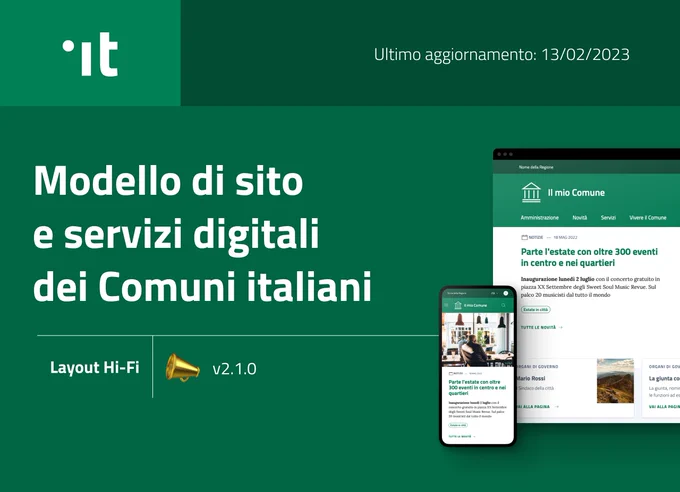 Card: modello di sito e servizi digitali dei comuni italiani aggiornato al 13 febbraio 2023