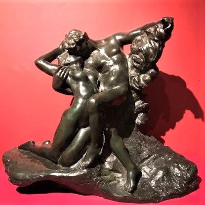 Rodin's 'Eternal Spring' lovers.