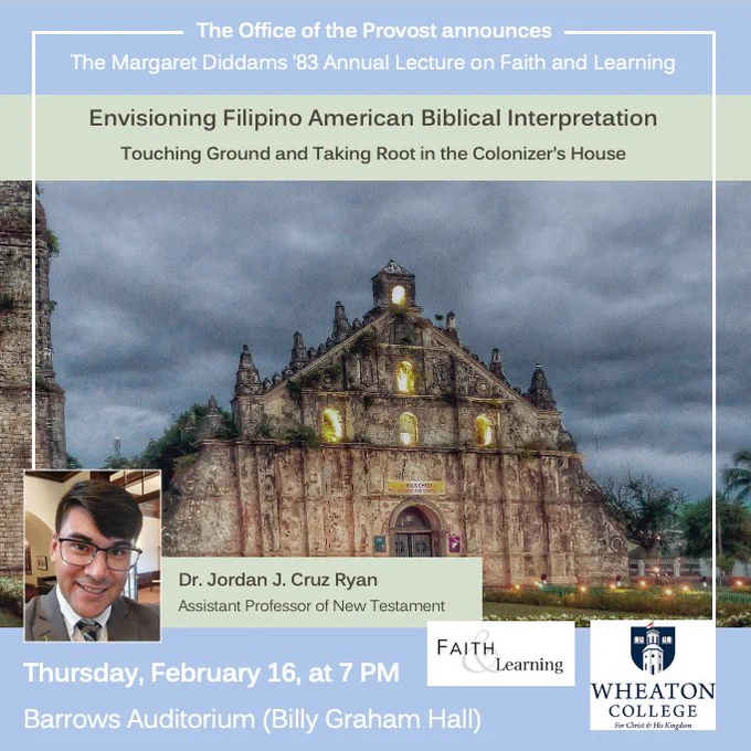 Event Poster for lecture on Thursday, Feb. 16, at 7 PM