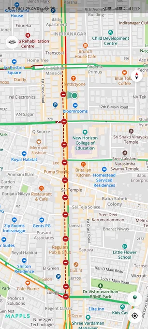 mappls.com/getApp. #mappls #maps #Roadclosure
