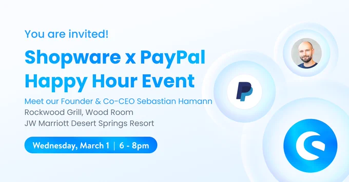 #eTailPalmSprings#shopware#shopwareus#ecommerce #Paypal