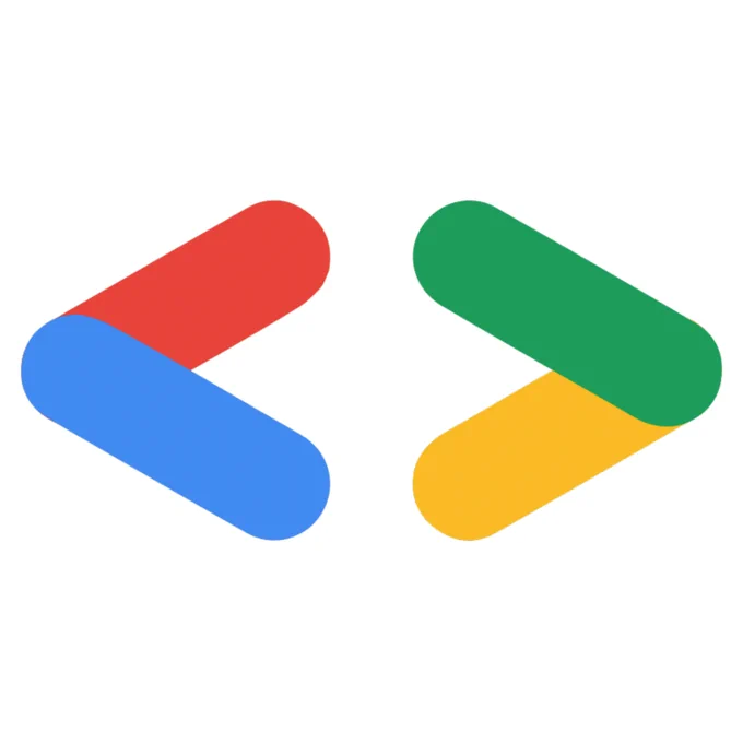 Image of the Google Developers logo set against a white background.