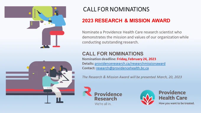 For More Information: https://www.providenceresearch.ca/researchmissionaward 