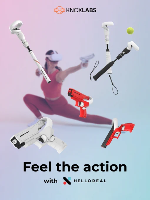 Knoxlabs.com - Everything VR Marketplace.
ProGrip 2.0 VR Golf (White, Black, Domino Black, Red, Hazy Purple, Ultra Violet) for Meta Quest 2
ProSwing and ProSwing  VR Golf (White, Black and Red) for Meta Quest 2
ProSwing Tennis (Black and White) for Quest and Meta Quest 2
ProWeight for Golf (250g, Black and White) for Quest 2
SnowFox V2 (White, Black, Domino, Red) for Meta Quest 2
SnowFox Pro (White, Black, Domino, Red) for Quest 2
HelloReal Upgraded Wrist Lanyards (Black) for Quest 2
HelloReal  Protection Plan
Quest Pro Upgraded Grips Cover