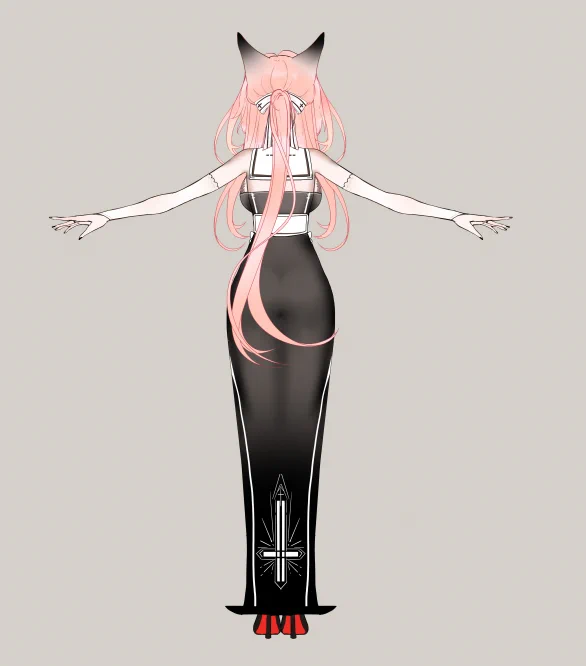 behind view of 2d