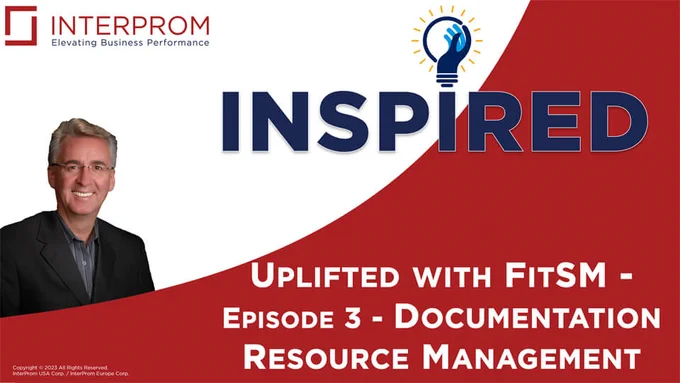 Often underrated is the practice of managing documentation and records, which is a form of #knowledgemanagement in essence. In episode 3 of #INTERPROM INSPIRED – Uplifted with #FitSM, we introduce you to the value of the practice of #documentmanagement. As well as what this lightweight and free #servicemanagement standard expects you to do at the very least.



Learn all about it at:

https://interpromusa.com/product/interprom-inspired-uplifted-with-fitsm-episode-3-documentation-resource-management/