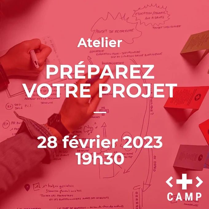 Prochain atelier de préparation de projet au hackathon