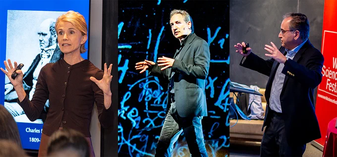 Professors Barbara Natterson-Horowitz, Brian Greene, and Cumrun Vafa present course lectures for the World Science Scholars program.
