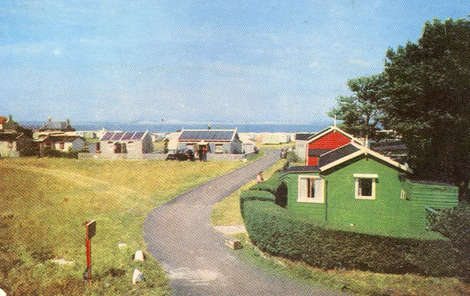OId colour photograph of Seton Sands holiday park