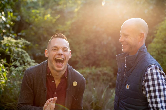 Image description: Brian S. - Lowe's Store Manager (Fairfax, VA) and his husband. 