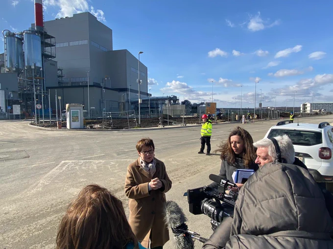 Our @OdileRenaud visited new sanitary landfill in Vinca and waste-to-energy plant