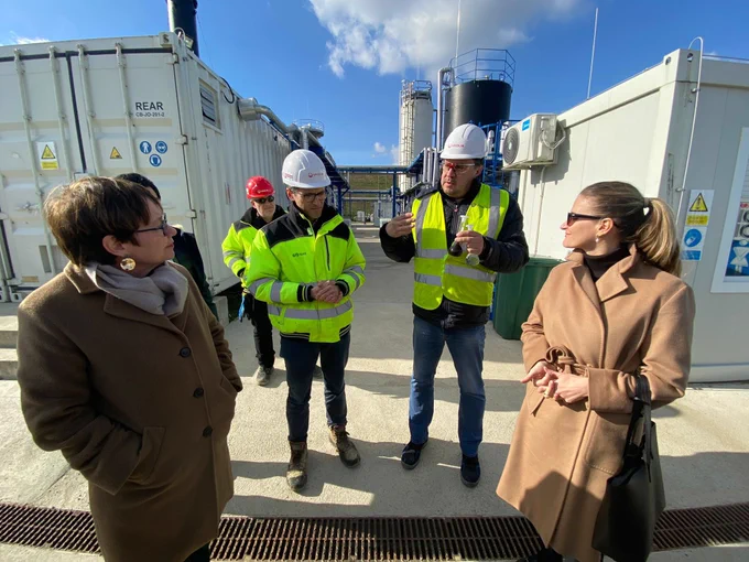 Our @OdileRenaud visited new sanitary landfill in Vinca and waste-to-energy plant