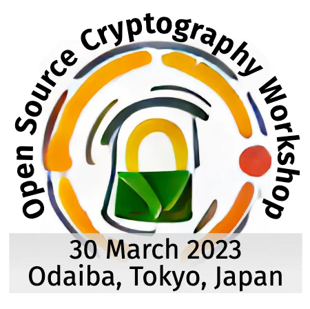 Logo for the Open Source Cryptography Workshop 2023