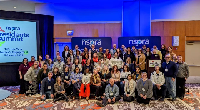 Group photo of Presidents Summit attendees.