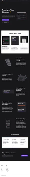Complete old landing page
