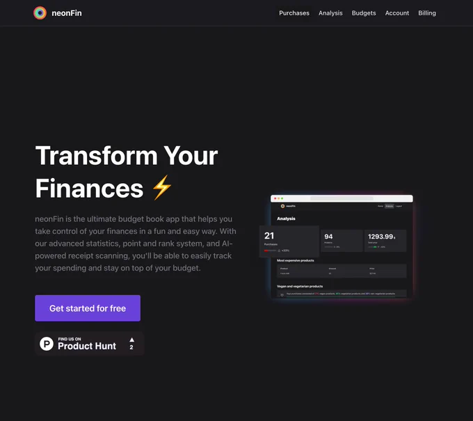 Hero old landing page
