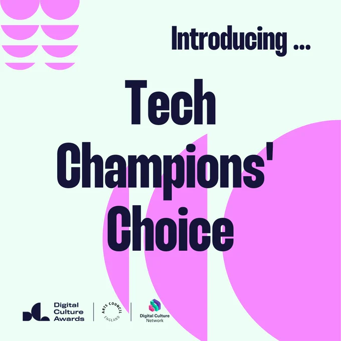 Text: Introducing ... Tech Champions' Choice
