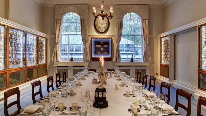 The Medal Room - Block table