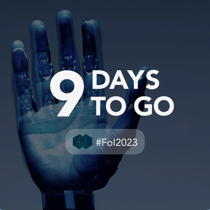 Blue robotic human hand