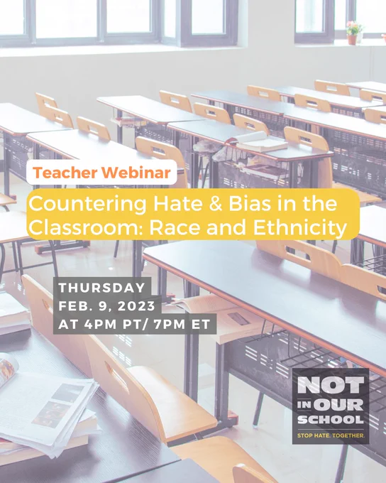 We invite educators in NIOT communities to join a monthly series of professional development workshops to share strategies for building a culture of inclusion and belonging in the classroom. As part of an educator network dedicated to building inclusive school communities, participants will have the opportunity to develop strategies with a supportive cohort of teachers. Please join us   share with teachers in your school! 