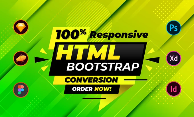 Welcome here,

Are you looking for a well-experienced web developer team to convert your mockups into a responsive HTML layout?



If your answer is "YES" Then you have come to the right place. 



We are an experienced web developer team with 5  years of experienced developers. We have completed more than 400  projects on various platforms. we always use modern techniques like CSS variables, BEM, SCSS, Animations, etc to make your page more attractive.



Our Services Type: PSD to HTML, AI to HTML, XD or sketch to HTML, Figma to HTML, any kind of design to HTML, Landing page design, website creation, Template making, email template or an HTML signature, and more.

You will get:-

HTML5 & CSS3 
Less/Sass/Scss
100% Pixel Perfect Design
Cross-Browser Compatible 
Well-Documented / Commented Code 
HAND TYPED Code
W3C Validated
Jquery Effects
CSS Animation
Super Fast Delivery
Upload to Server


Contact Us now!!!
https://www.fiverr.com/share/2dAEvL