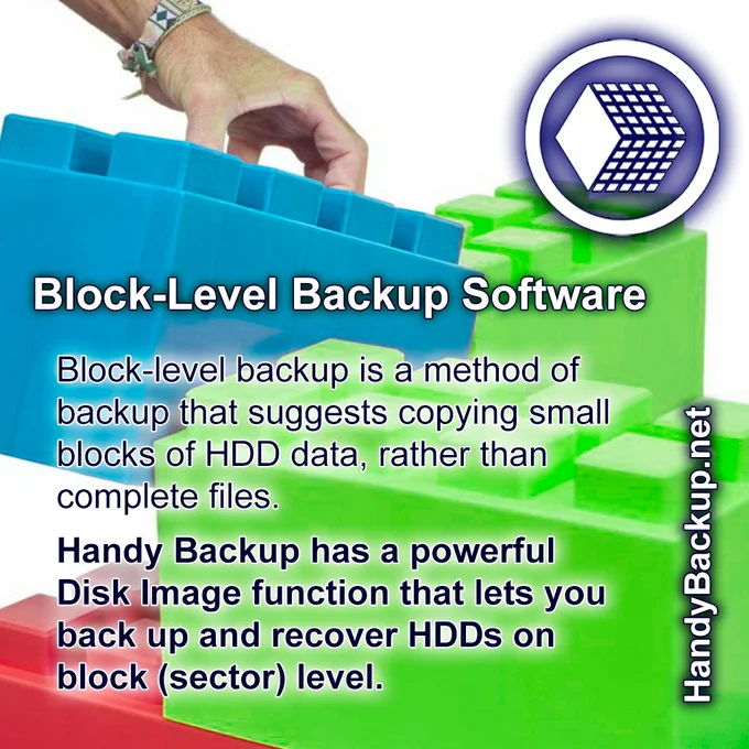 Block-Level Backup Software -> Handybackup.net